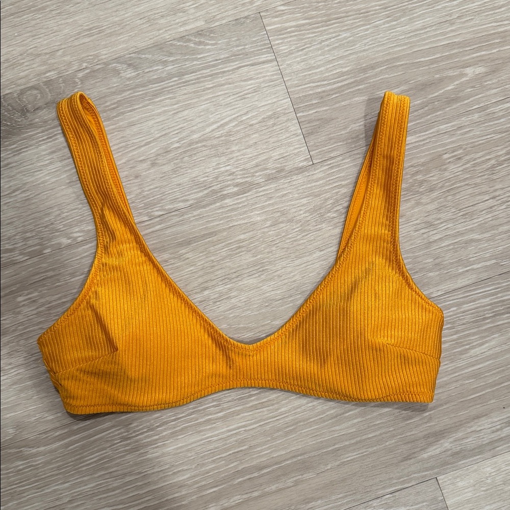 Aerie Shine Scoop bikini top